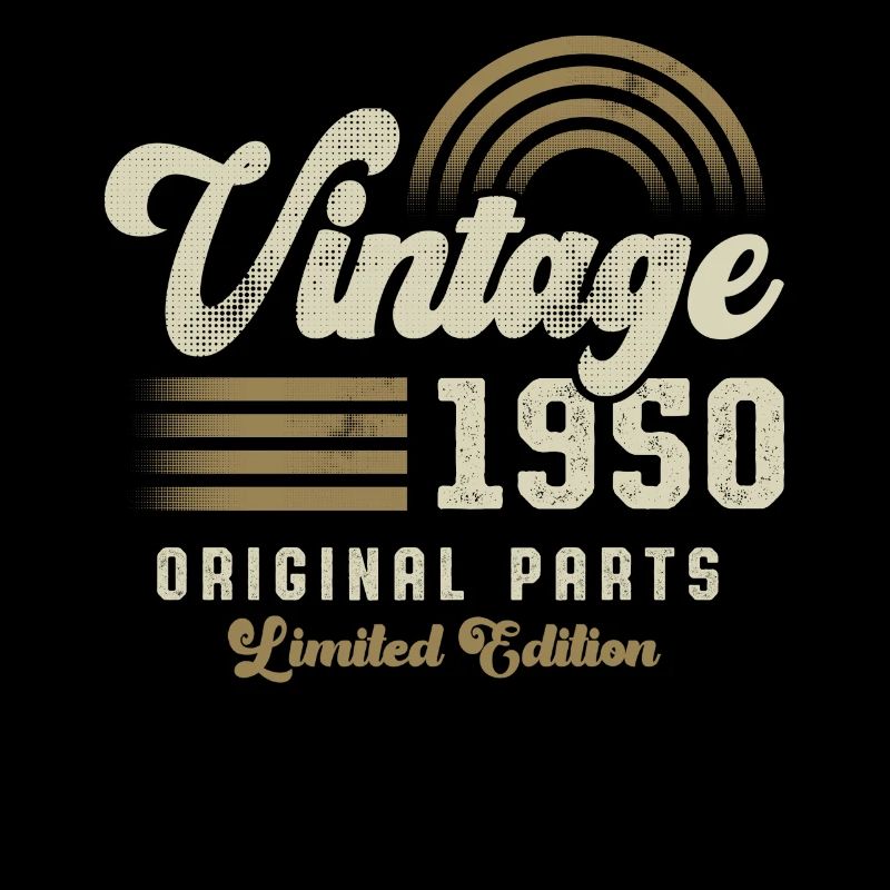 Millésime 1950 Anniversaire Rétro