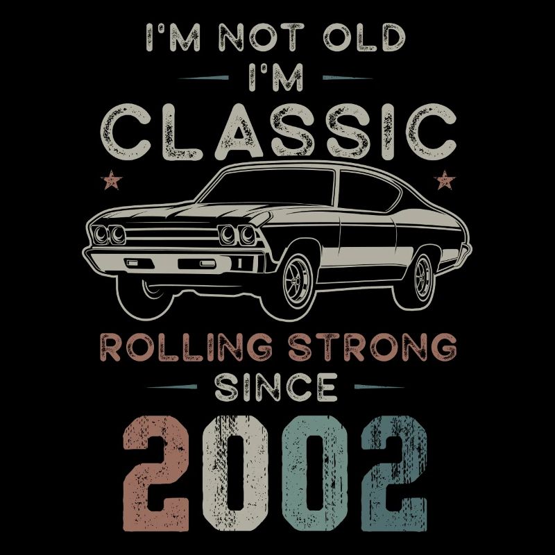 Geboren 2002 Geburtstag Oldtimer