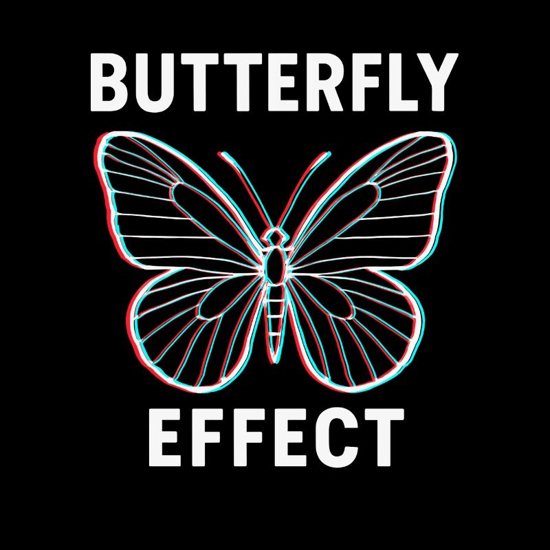Butterfly Effect – Minimalist design with 3D