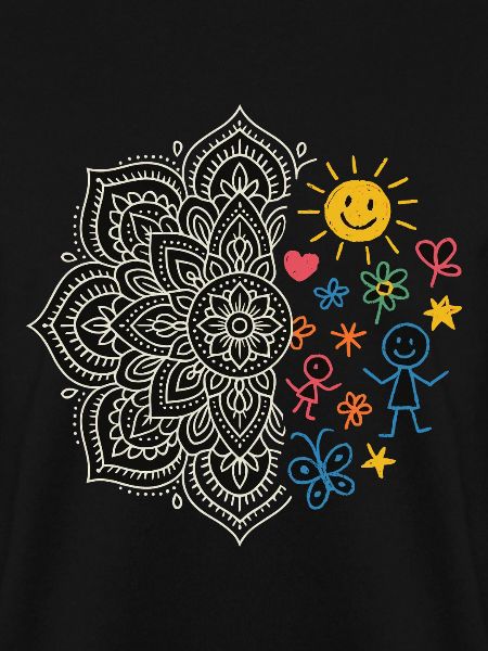 Mandala & Kinder-Doodles