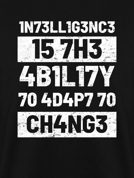 Intelligenz-Nerd Wissenschaft Zitat