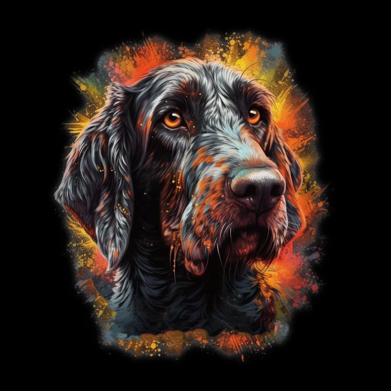 hunting dog German-wirehaired