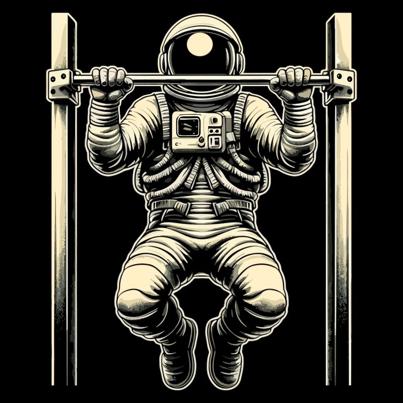 Calisthenics Astronaut Pull-ups Gift