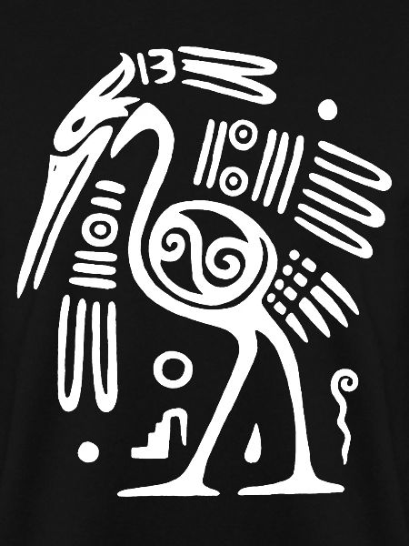 White totem bird