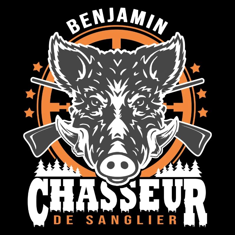 Benjamin chasseur de sanglier Humour Chasse