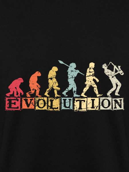 Evolution Saxophone Musician Saxophonist