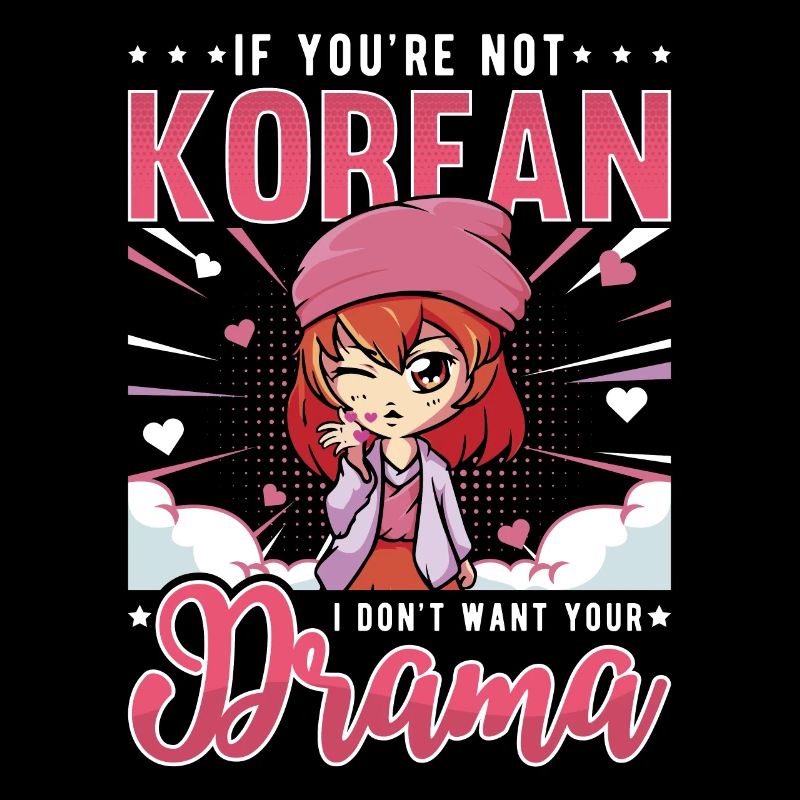 Design pop coréen pour un fan de mode K-Pop
