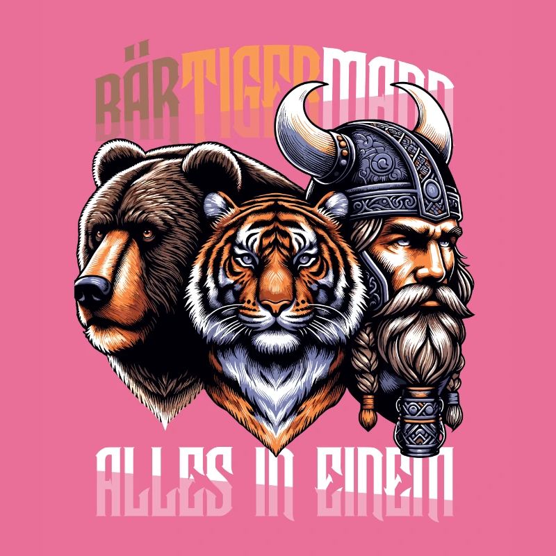 Bärtigermann alles in einem Wikinger
