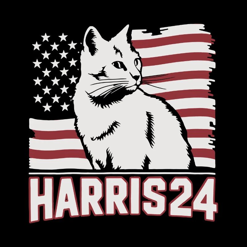 Kamala Harris 24 Cat Lady Supporter