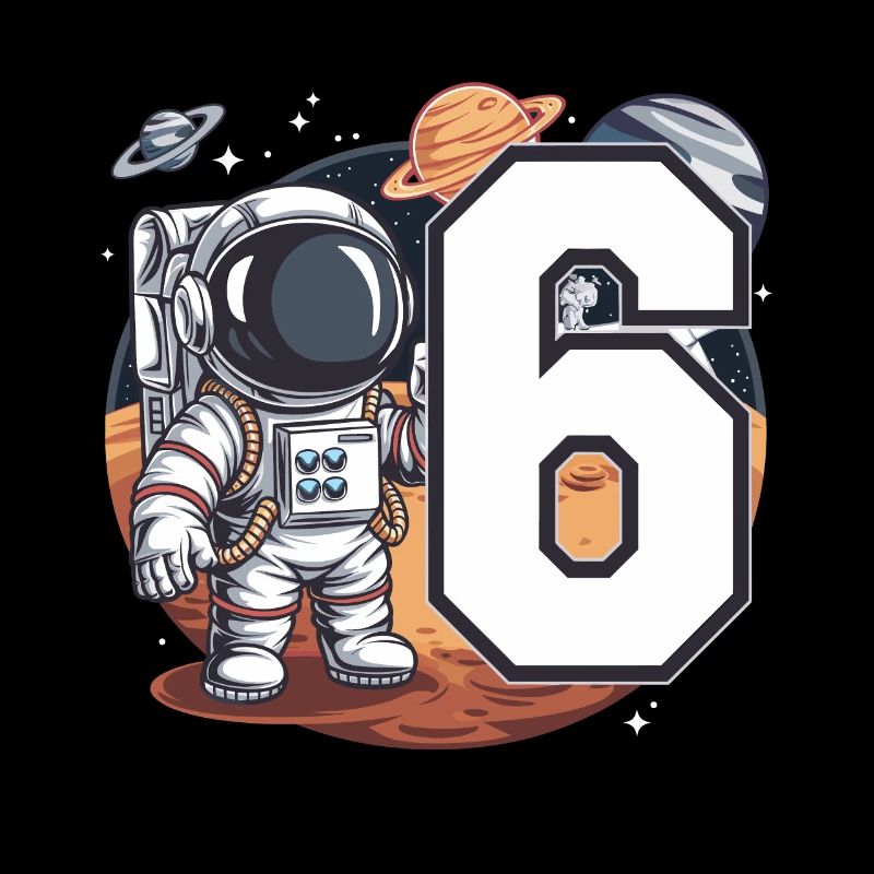 6e anniversaire astronaute aventure spatiale pour les garçons