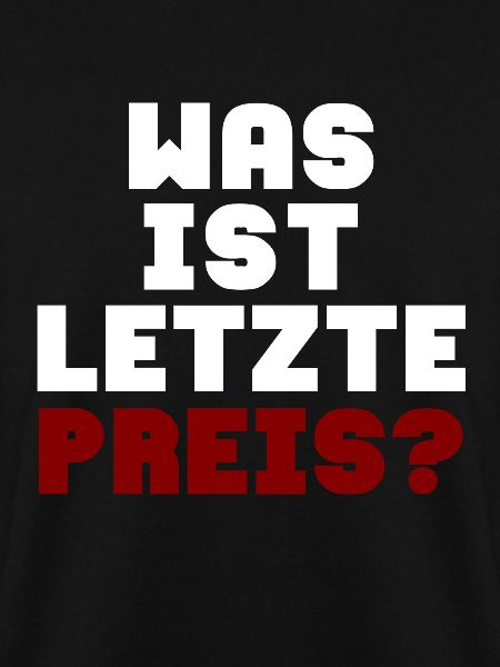 Was ist letzte Preis?