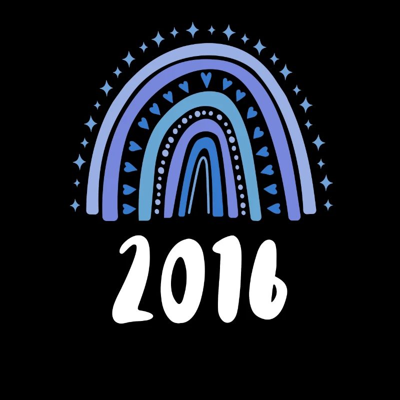 Bleu Arc-en-ciel Année de naissance Millésime 2016
