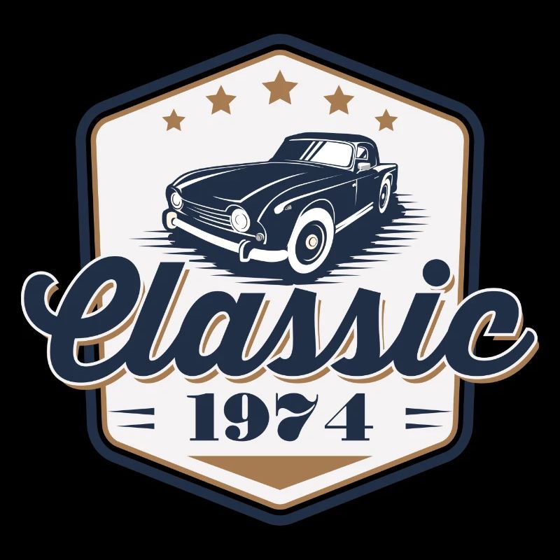 50. Geburtstag 1974 klassisches Auto Oldtimer