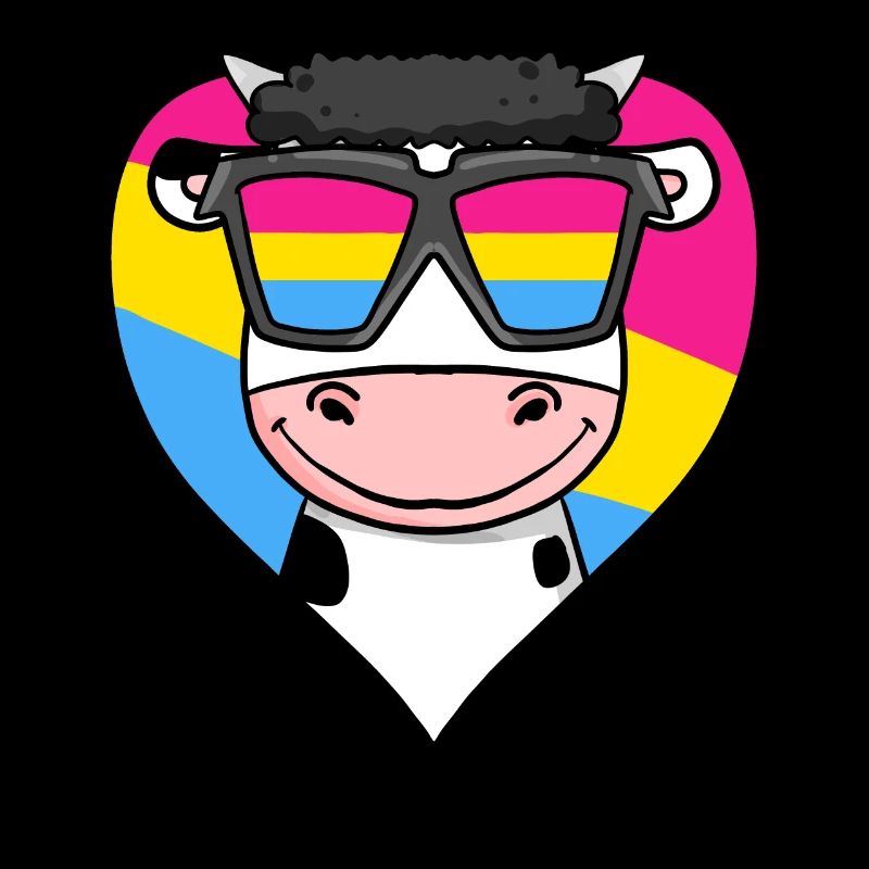 Pansexuell Kuh Herz Geschenk