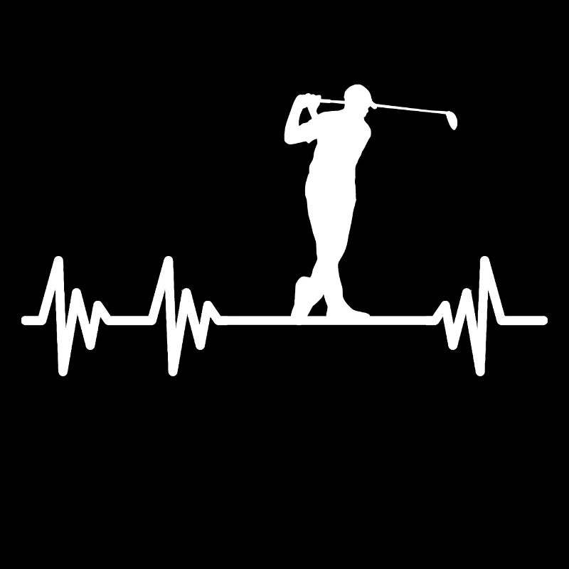 Golf Golfer Herzschlag Herz EKG