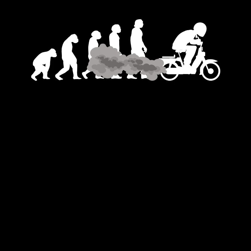 Moped scooter EVOLUTION moped moped driver tshirt
