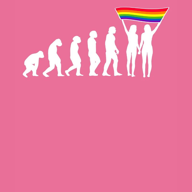 LGBTQ Evolution lesbienne pride lesbiennes drapeau