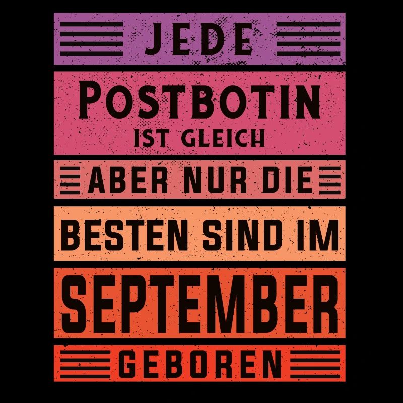 Briefbote Geburtstag September geboren Postbotin
