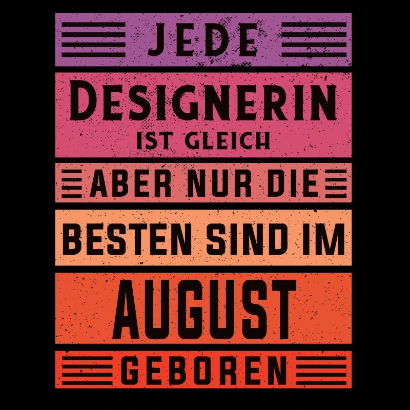 Illustrator Geburtstag August geboren Designerin