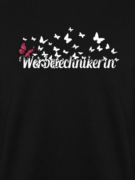 Werbegestalter Kollegin Schmetterlinge
