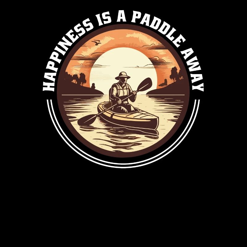 Kanu Canadier-Canoe Kajak Happiness-Kayaker