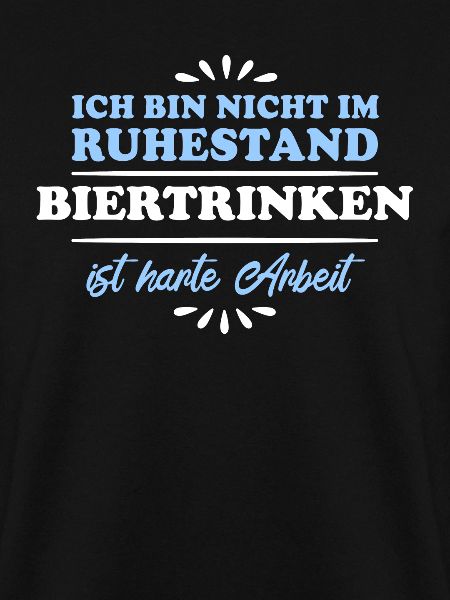 Ruhestand Rentner Pensioner Bier-Liebhaber
