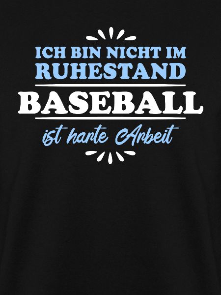 Ruhestand Rentner Pensioner Baseball
