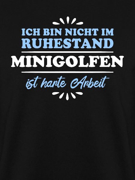 Ruhestand Rentner Pensioner Minigolf