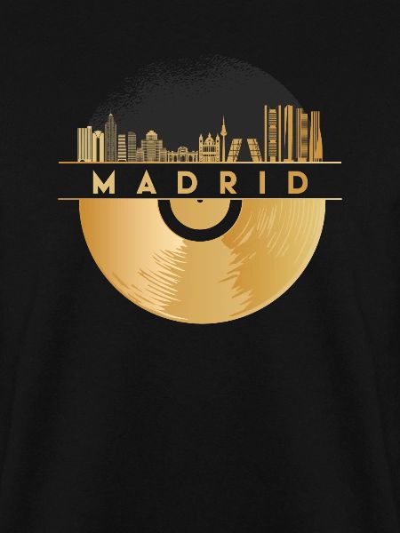 Vinyl-Schallplatte - Skyline-Spanien-Madrid