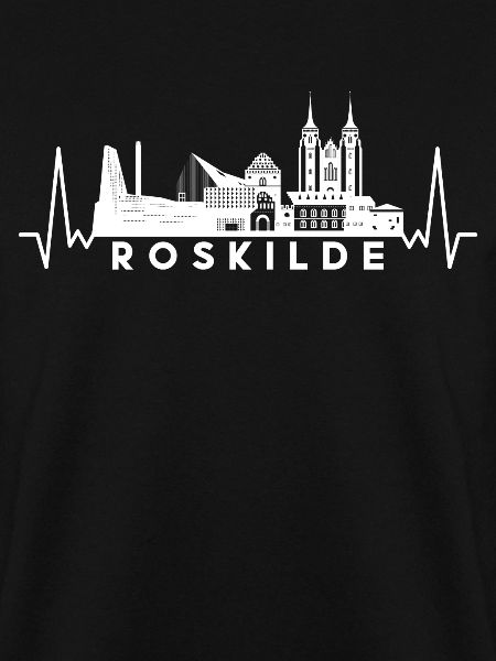 Herzschlag Skyline Dänemark-Roskilde