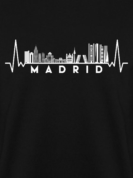 Herzschlag Skyline Spanien-Madrid