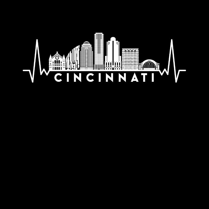 Heartbeat Skyline États-Unis Cincinnati