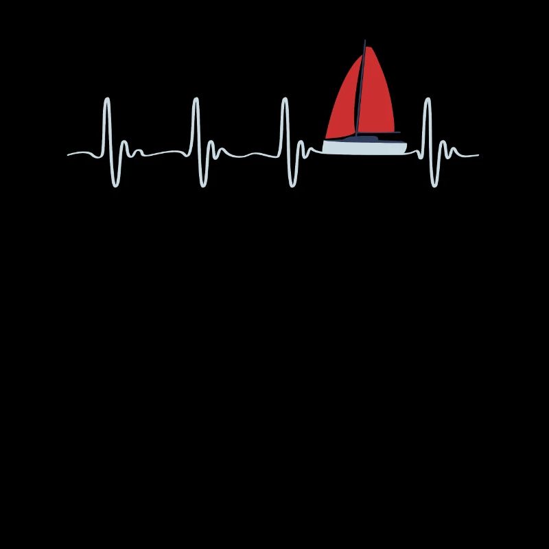 Segelboot Herzschlag