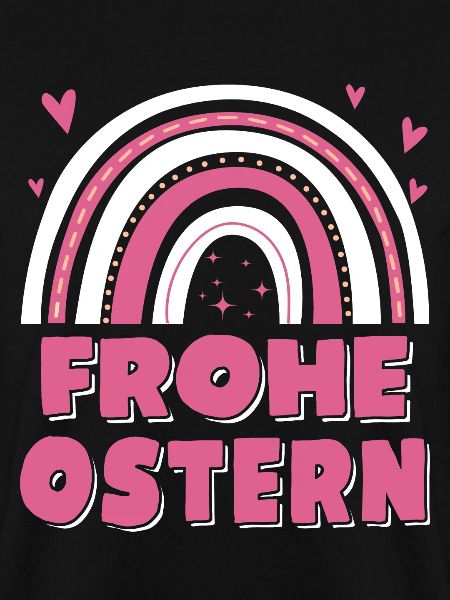 Oster Regenbogen Frohe Ostern