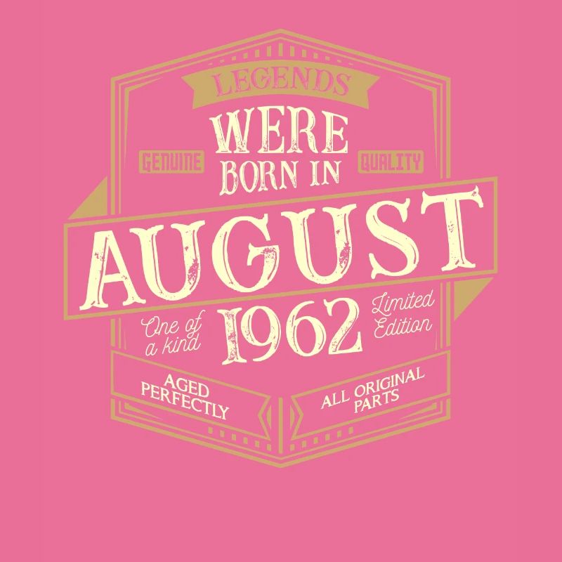 August 1962 Geburtstag Mann
