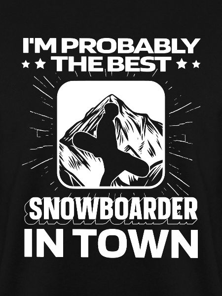 Snowboard Snowboarder Witzig