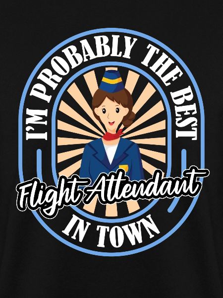 Flugbegleiter Stewardess Witzig