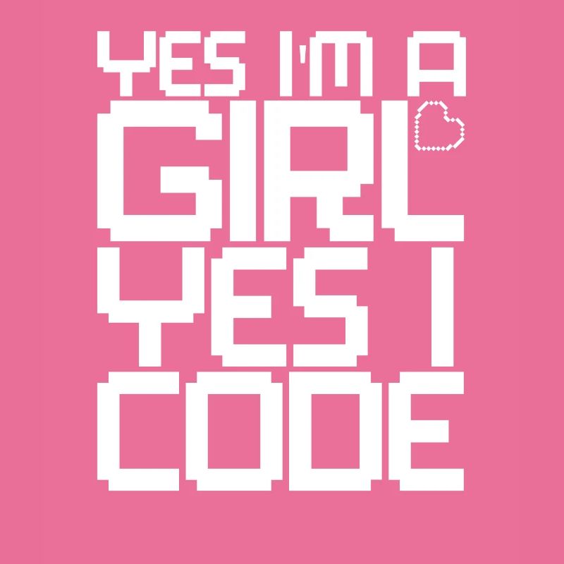 Développeur Coder Programmeur Girl
