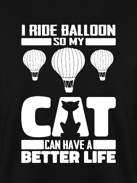 Heißluftballon Ballonfahren Katze