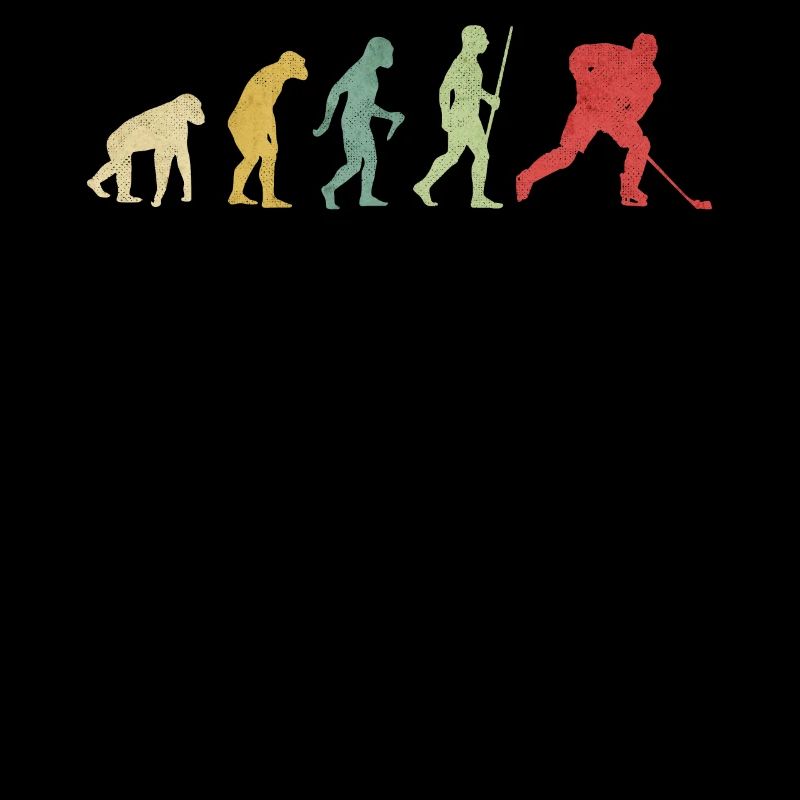 Eishockeyspieler Puck Skating Evolution