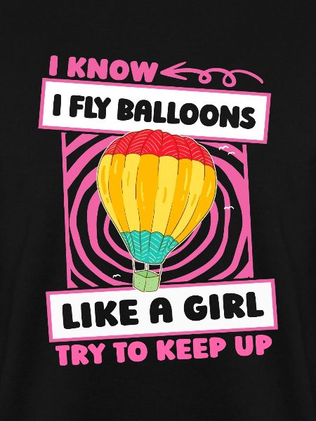 Heißluftballon Ballonfahren Mädchen