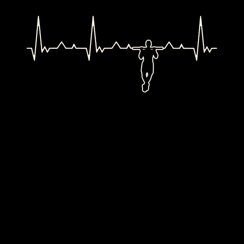 Cross Training Pull Up. Heart. Love. EKG. Pulse.