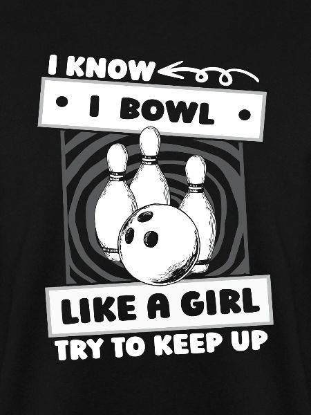 Bowling Bowlen Bowler Mädchen