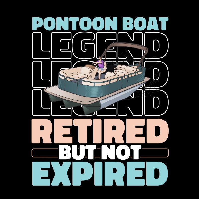Pontonboot Im Ruhestand