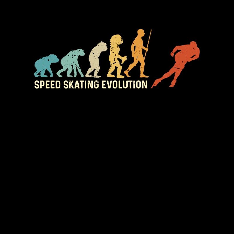 Patinage de vitesse Evolution Patineurs rétro courte piste