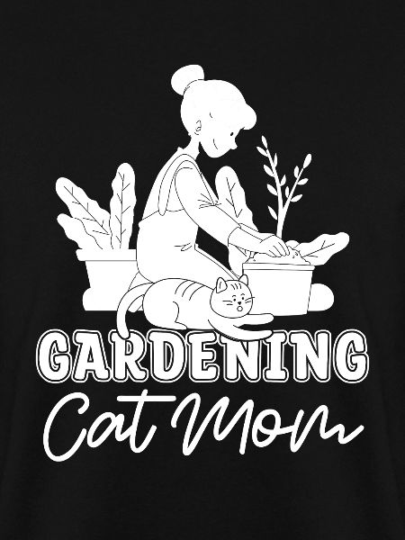 Hobbygärtner Garten Mutter Gartenkatze