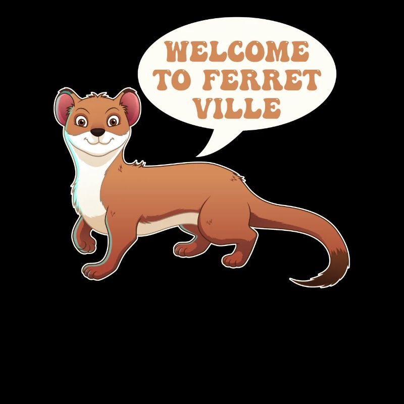 Ferret polecat cute