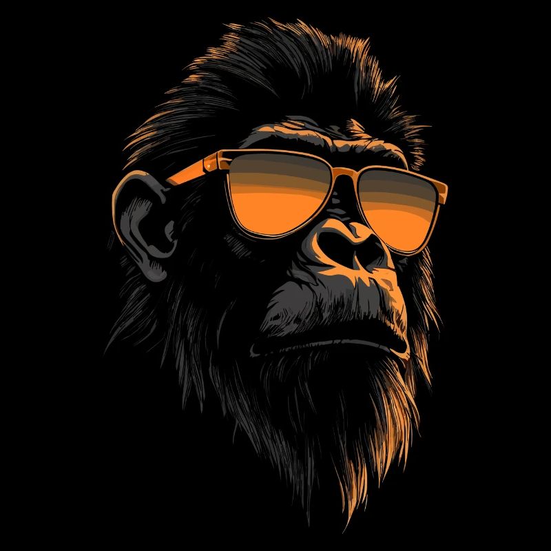 Lunettes de soleil de singe