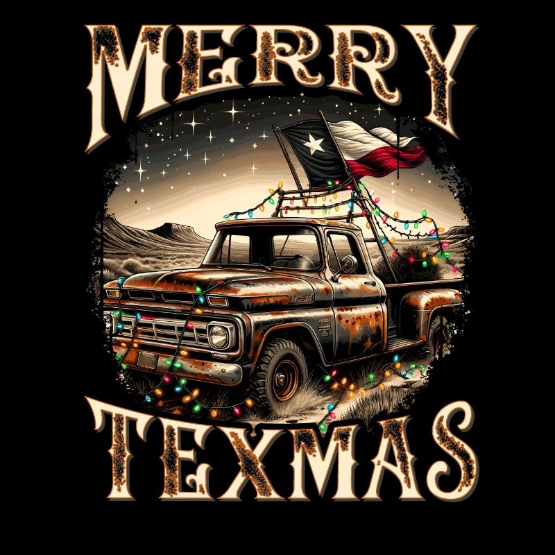 Merry Texmas – Pick-up-truck