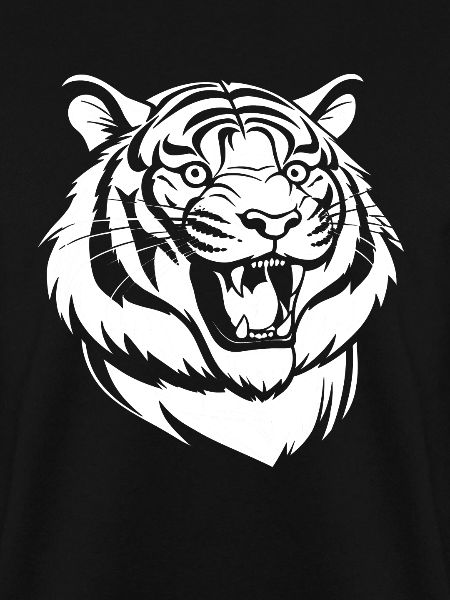 Tiger Lächelnd